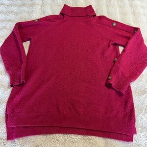 Apt. 9 Women's Fuchsia Turtleneck Sweater